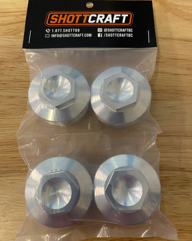 NICECNC CNC Billet Aluminum Valve Tappet Cover Cap - Red, For Honda XR600R (1985-2000) & XR650L (1993-2025)